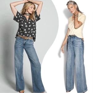 CAbi | Ashbury Wide Leg Jeans Sz 14 Long